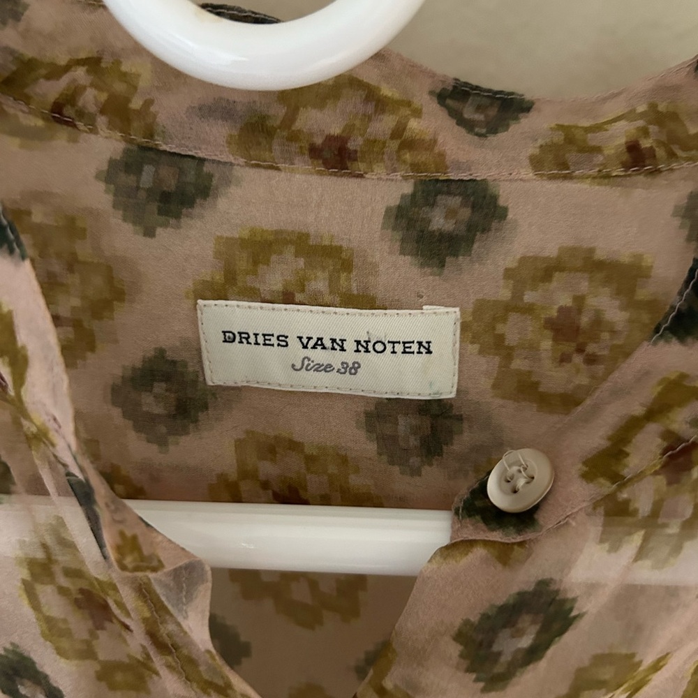 Dries Van Noten Patterned Blouse